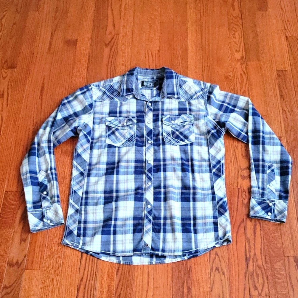 Buckle Black men's button up medium